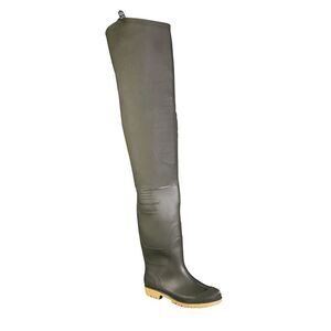 Dikamar Administrator Thigh Wader / Mens Boots / Plain Rubber Wellingtons / Gree